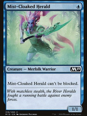 Mist-Cloaked Herald (Core Set 2019)