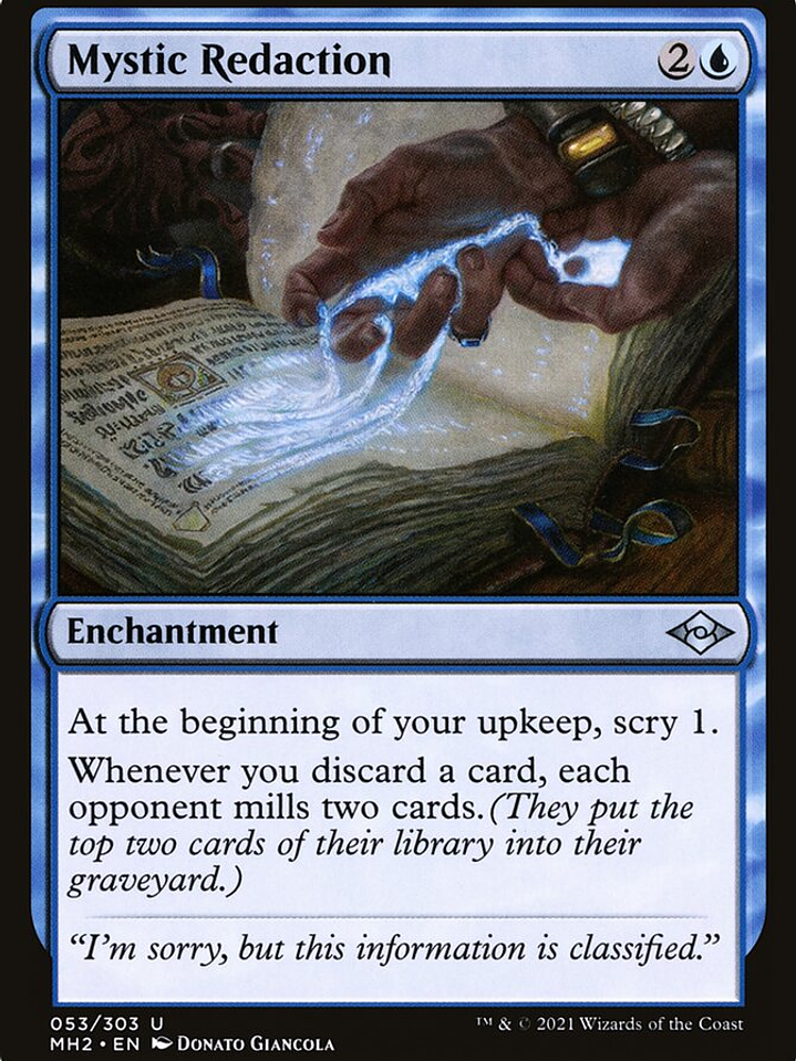 Mystic Redaction (Modern Horizons 2) 1