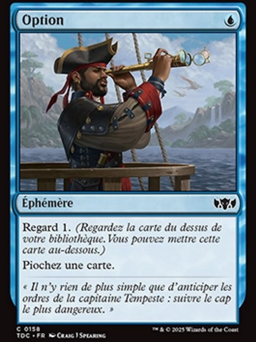 Opt (Tarkir: Dragonstorm Commander) 1