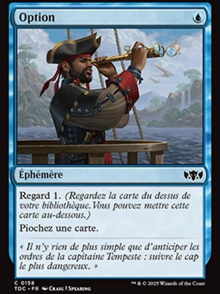 Opt (Tarkir: Dragonstorm Commander) 1