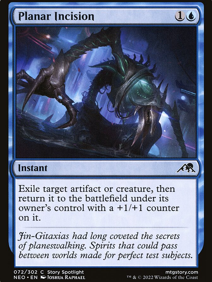 Planar Incision (Kamigawa: Neon Dynasty) 1