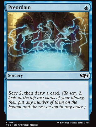 Preordain (Tarkir: Dragonstorm Commander)