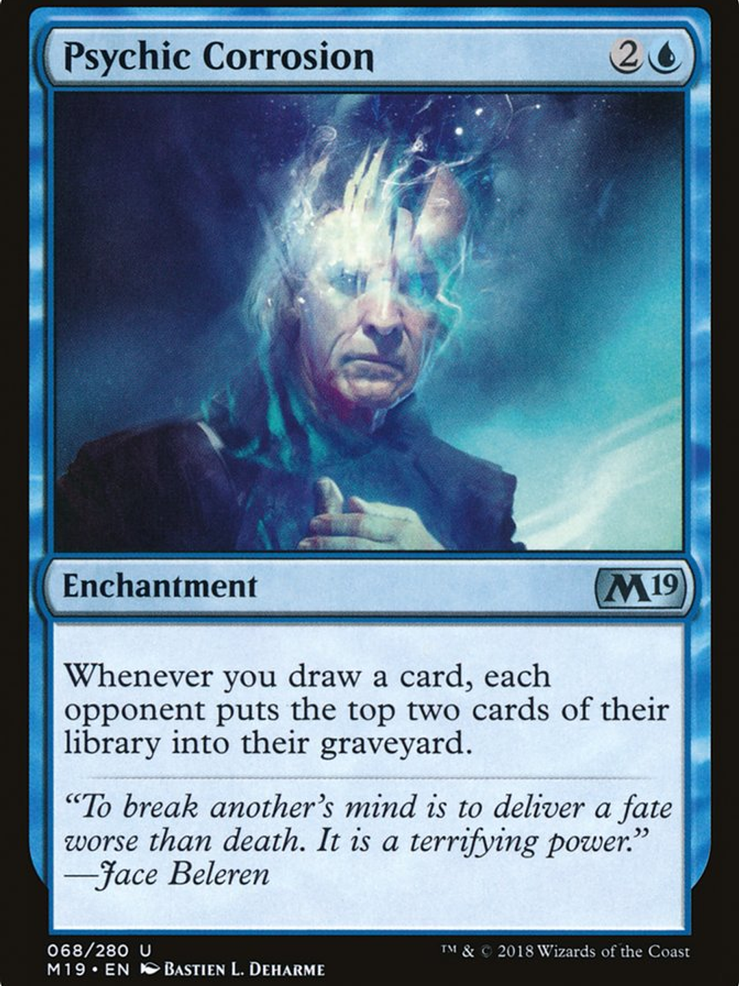 Psychic Corrosion (Core Set 2019) 1