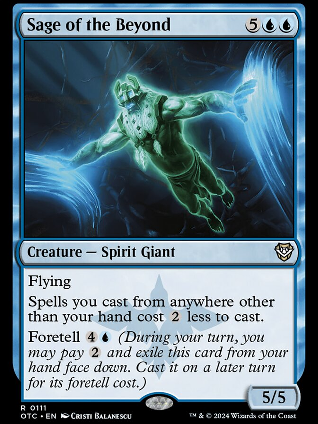 Sage of the Beyond (Outlaws of Thunder Junction Commander) 1