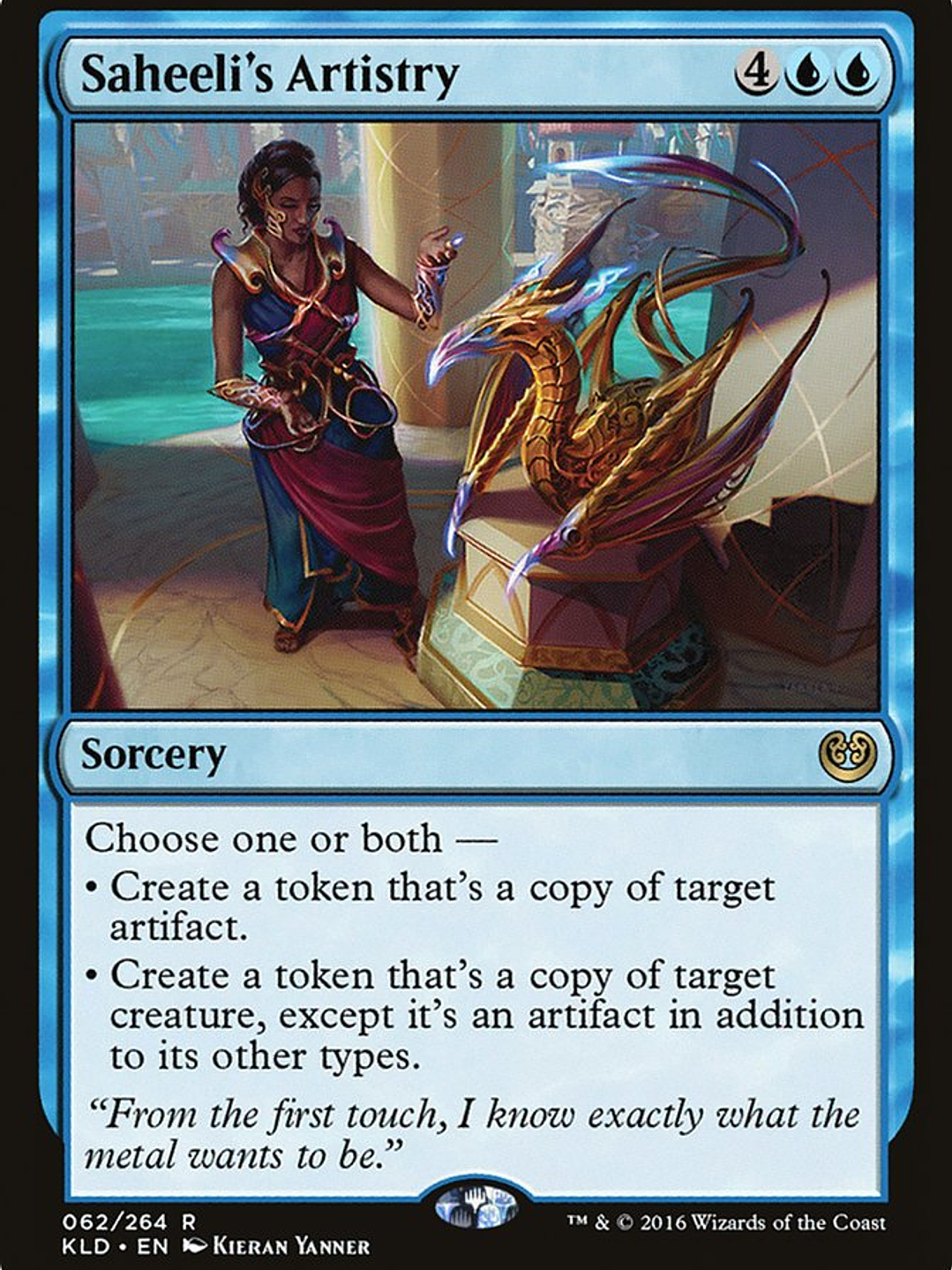 Saheeli's Artistry (Kaladesh) 1