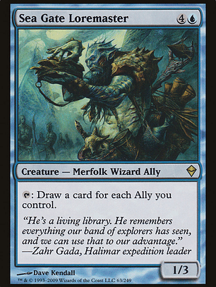 Sea Gate Loremaster (Zendikar)