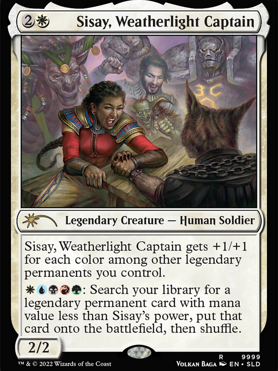 Sisay, Weatherlight Captain (Secret Lair Drop) 1