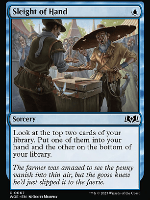 Sleight of Hand (Wilds of Eldraine)
