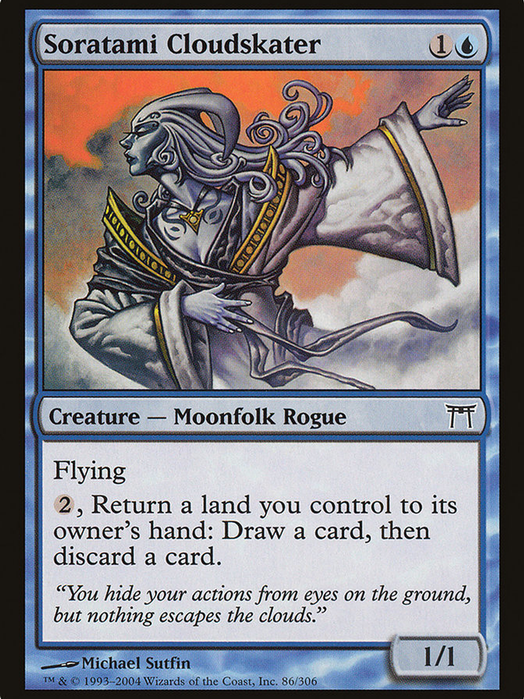 Soratami Cloudskater (Champions of Kamigawa) 1