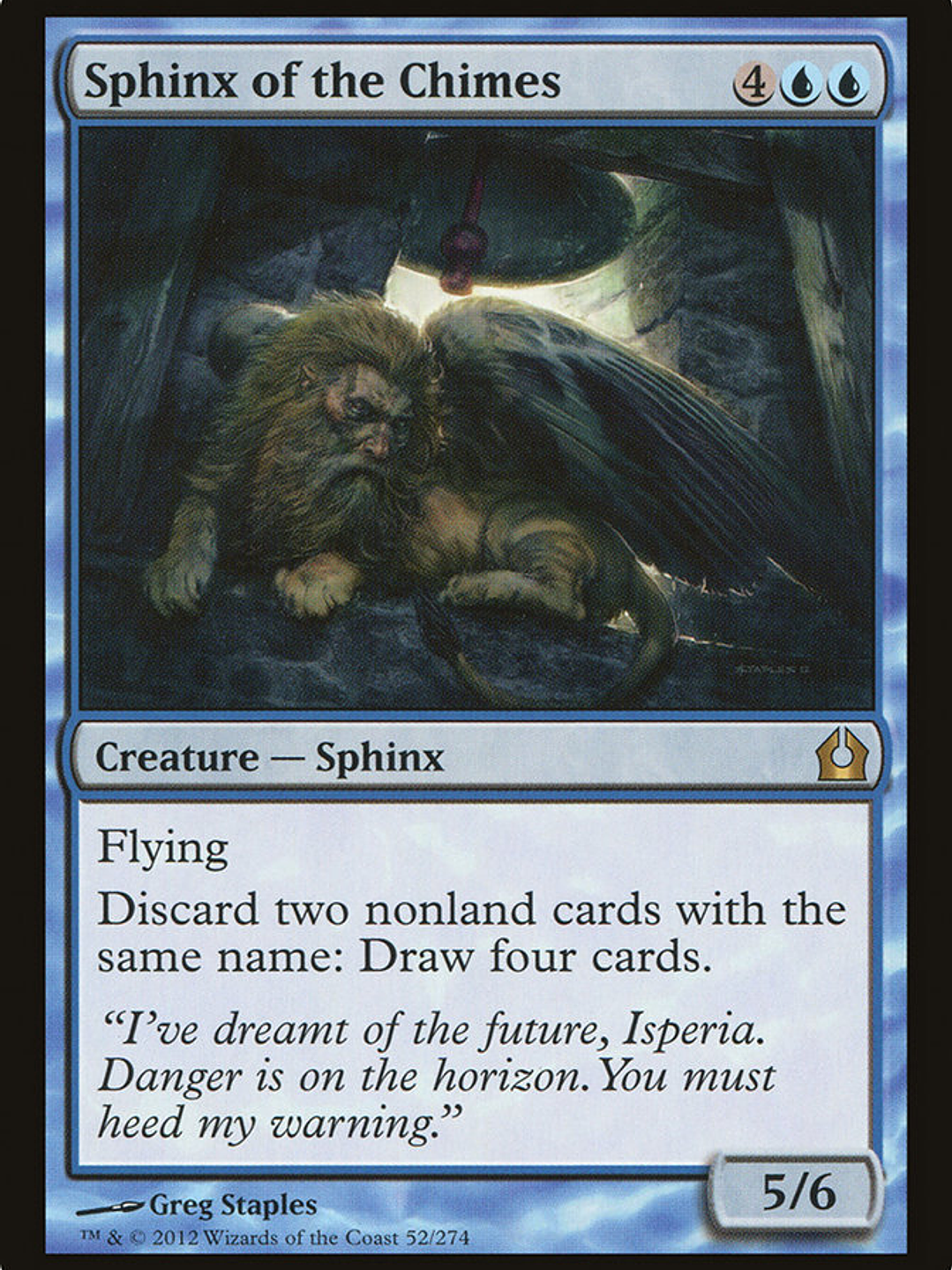 Sphinx of the Chimes (Return to Ravnica) 1