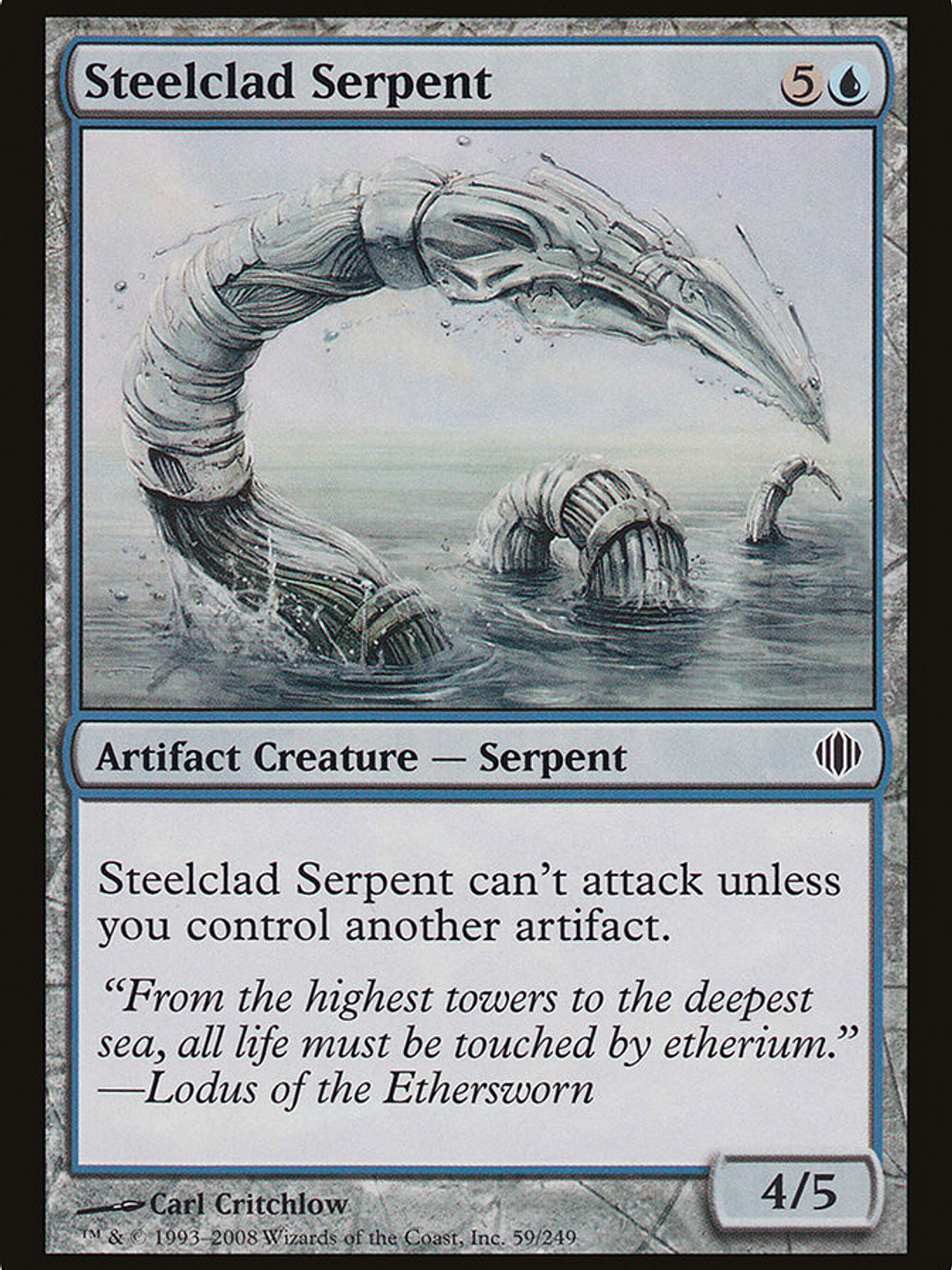 Steelclad Serpent (Shards of Alara) 1