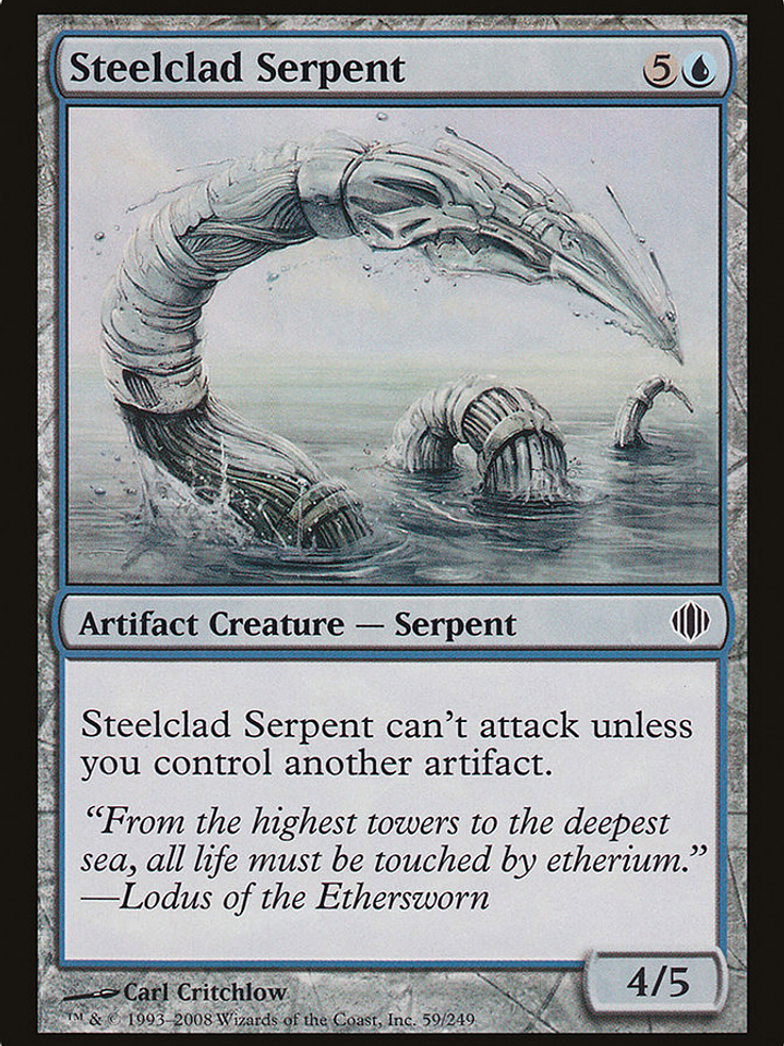 Steelclad Serpent (Shards of Alara) 1