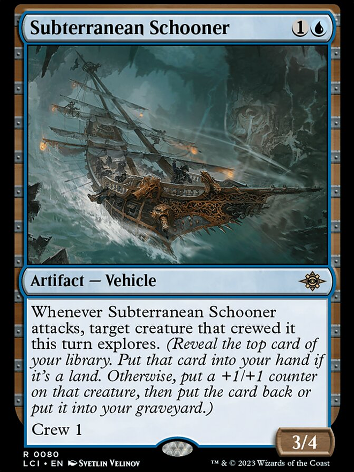 Subterranean Schooner (The Lost Caverns of Ixalan) 1