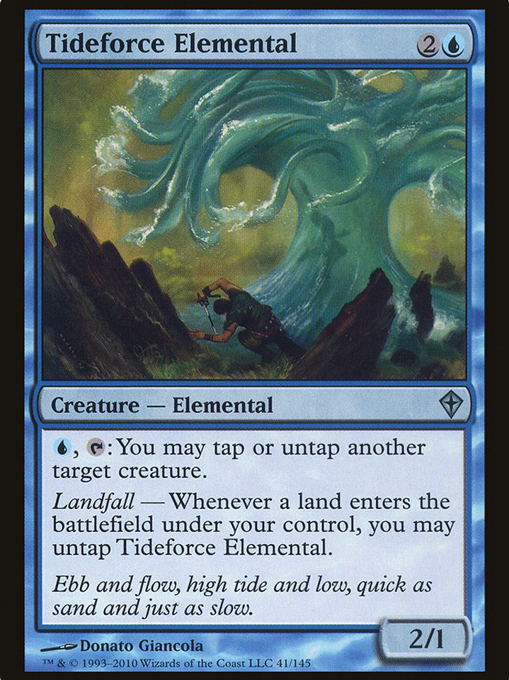 Tideforce Elemental (Worldwake) 1