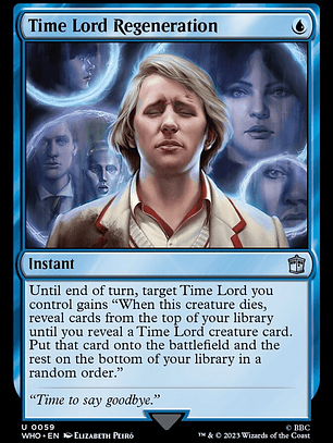 Time Lord Regeneration (Doctor Who)