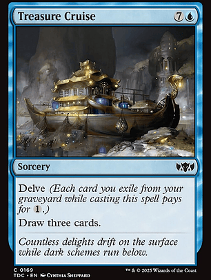 Treasure Cruise (Tarkir: Dragonstorm Commander)