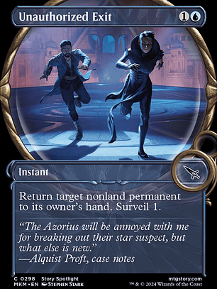 Unauthorized Exit (Murders at Karlov Manor)