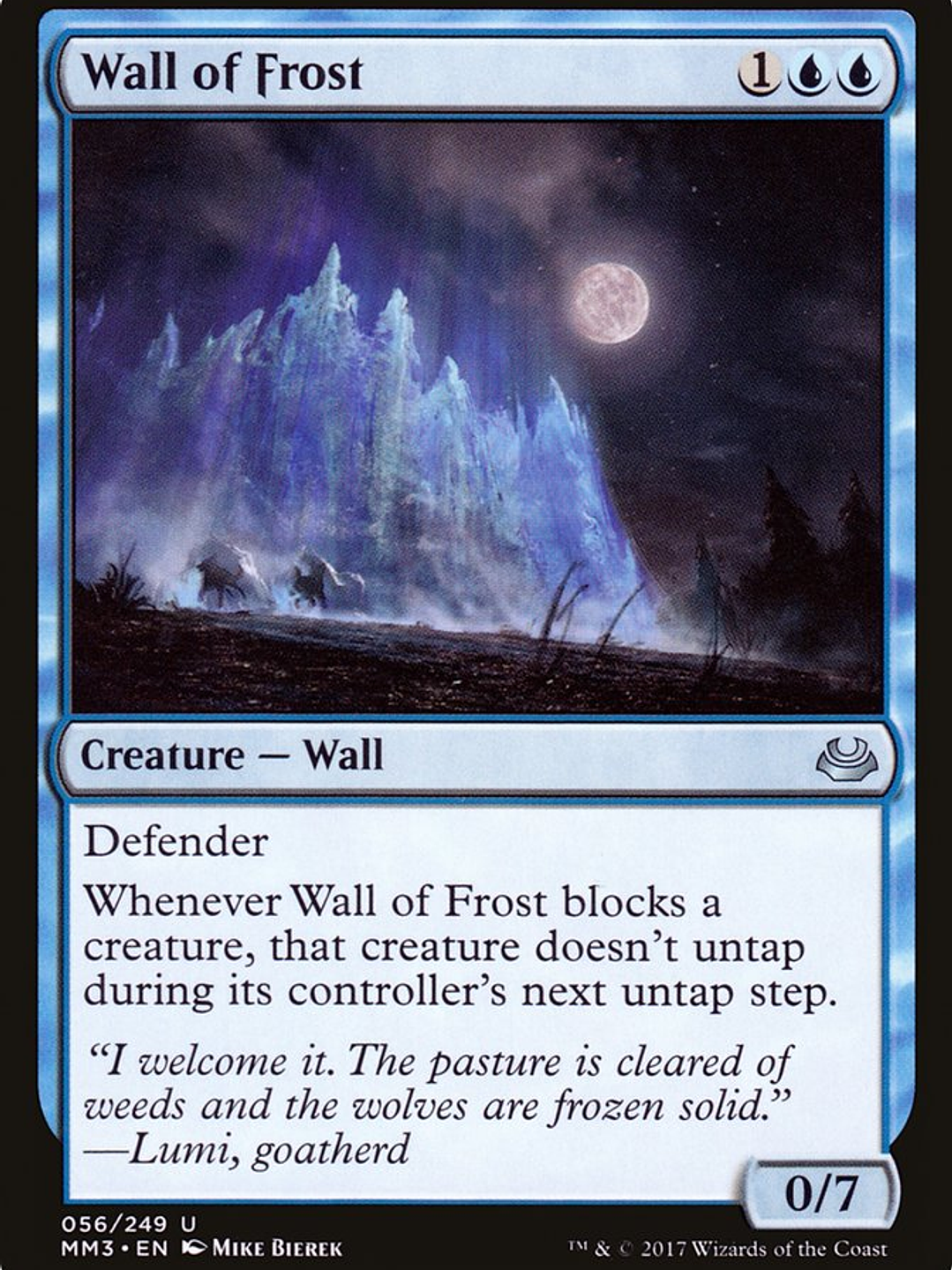 Wall of Frost (Modern Masters 2017) 1
