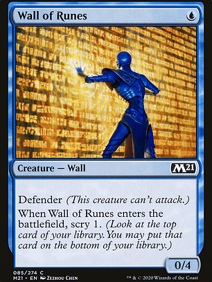 Wall of Runes (Core Set 2021)