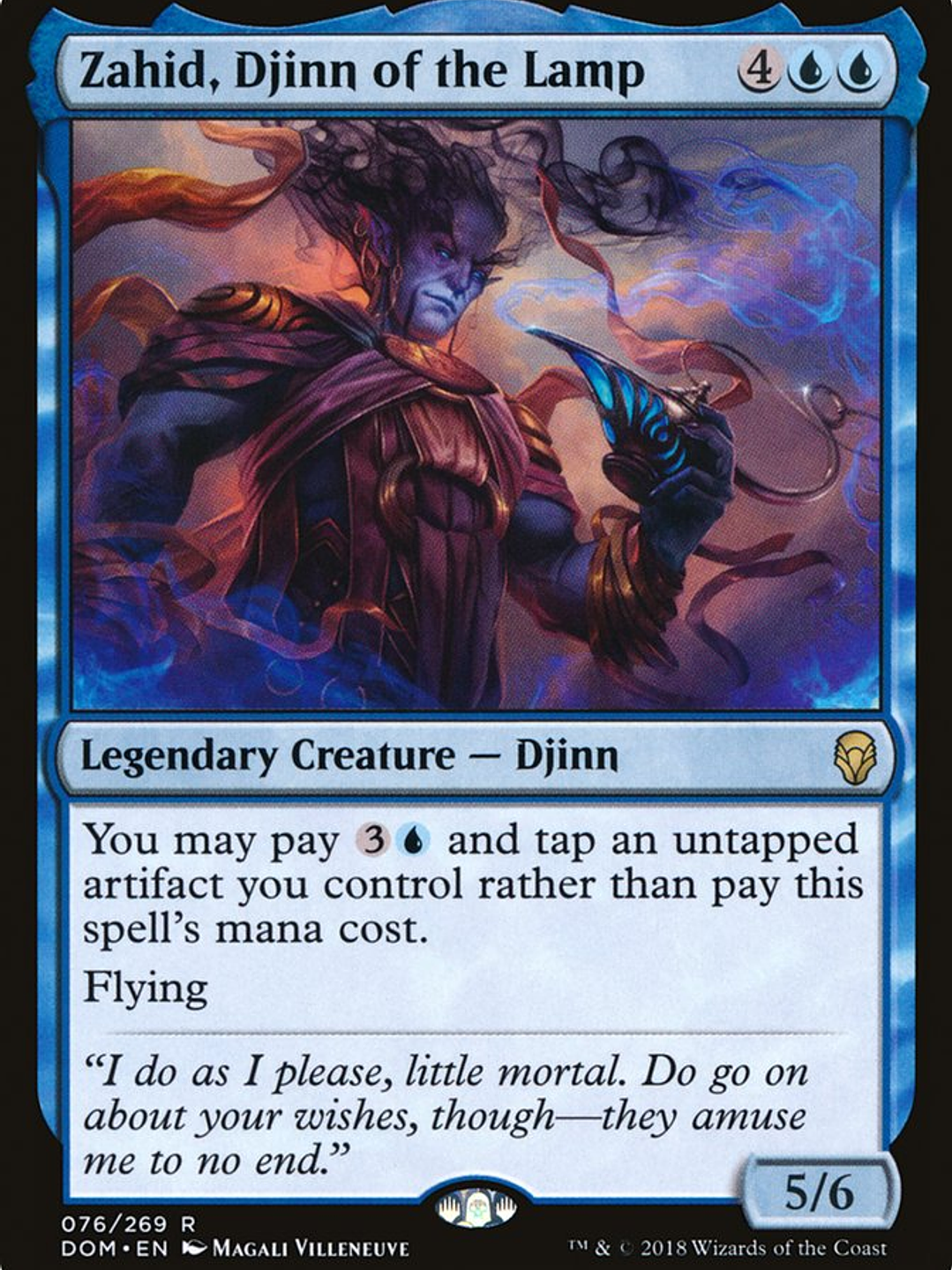Zahid, Djinn of the Lamp (Dominaria) 1