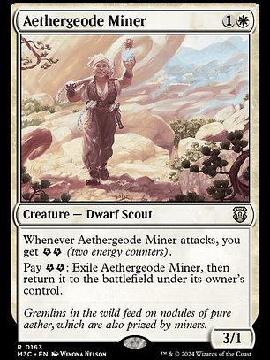 Aethergeode Miner (Modern Horizons 3 Commander)