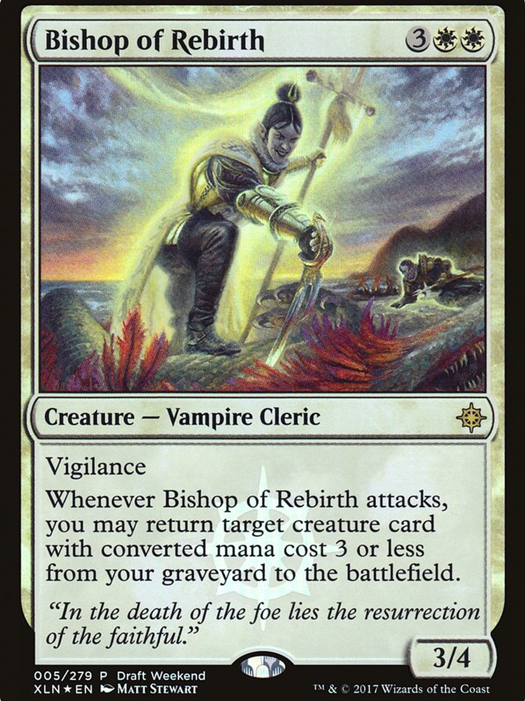 Bishop of Rebirth (Ixalan Promos) 1