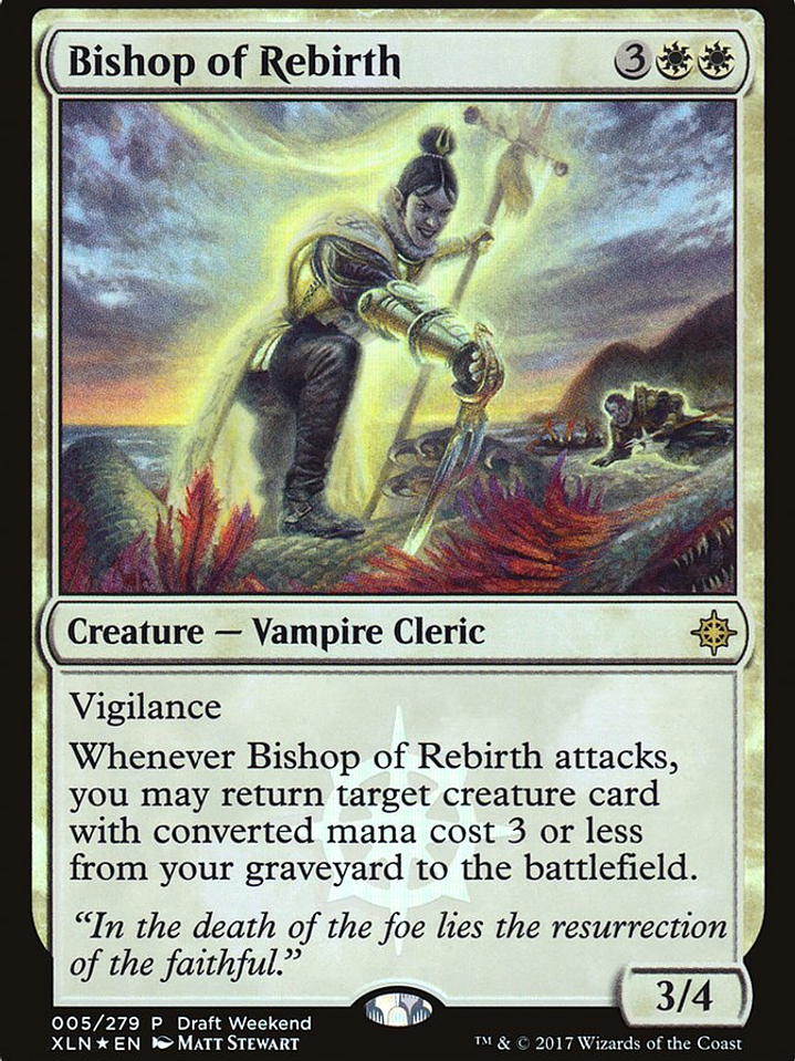Bishop of Rebirth (Ixalan Promos) 1
