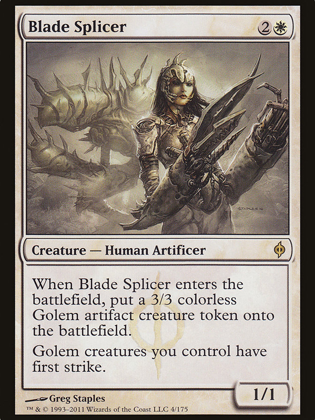 Blade Splicer (New Phyrexia) 1