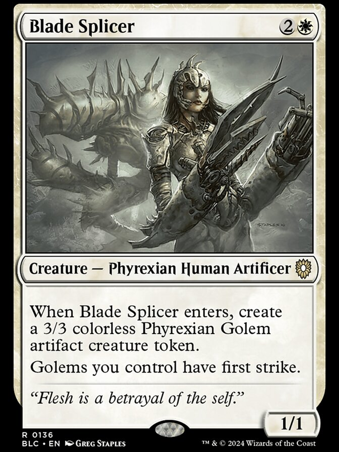 Blade Splicer (Bloomburrow Commander) 1