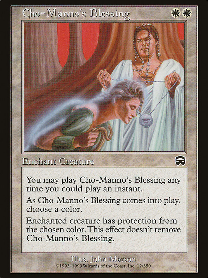 Cho-Manno's Blessing (Mercadian Masques) 1