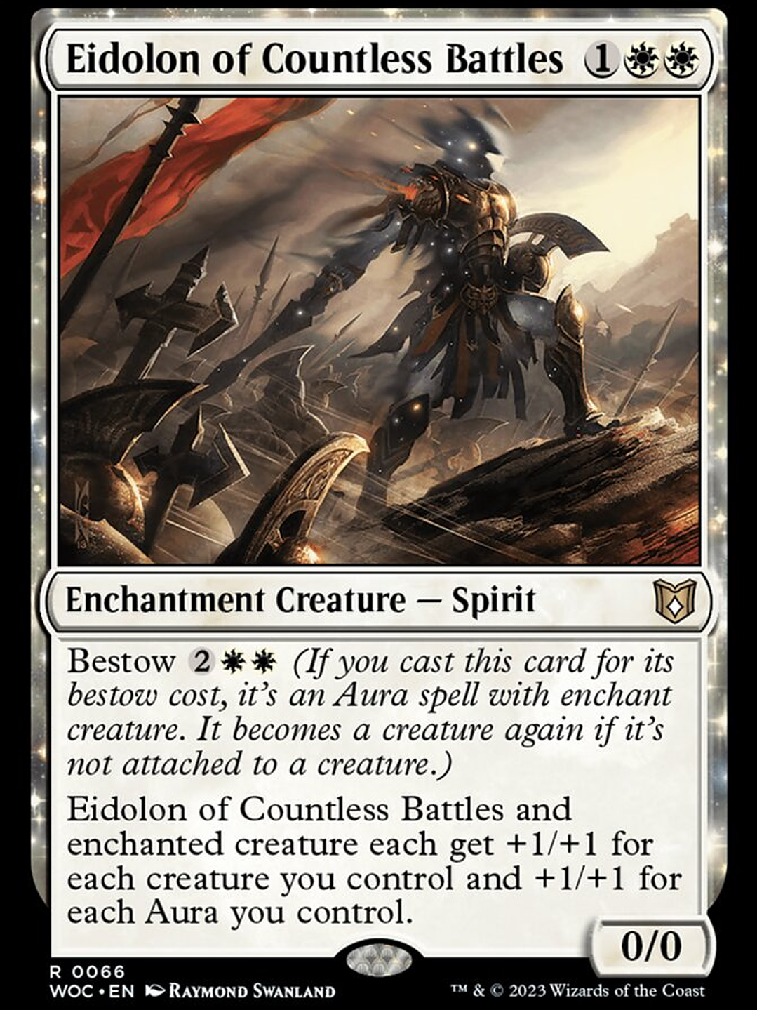 Eidolon of Countless Battles (Wilds of Eldraine Commander) 1