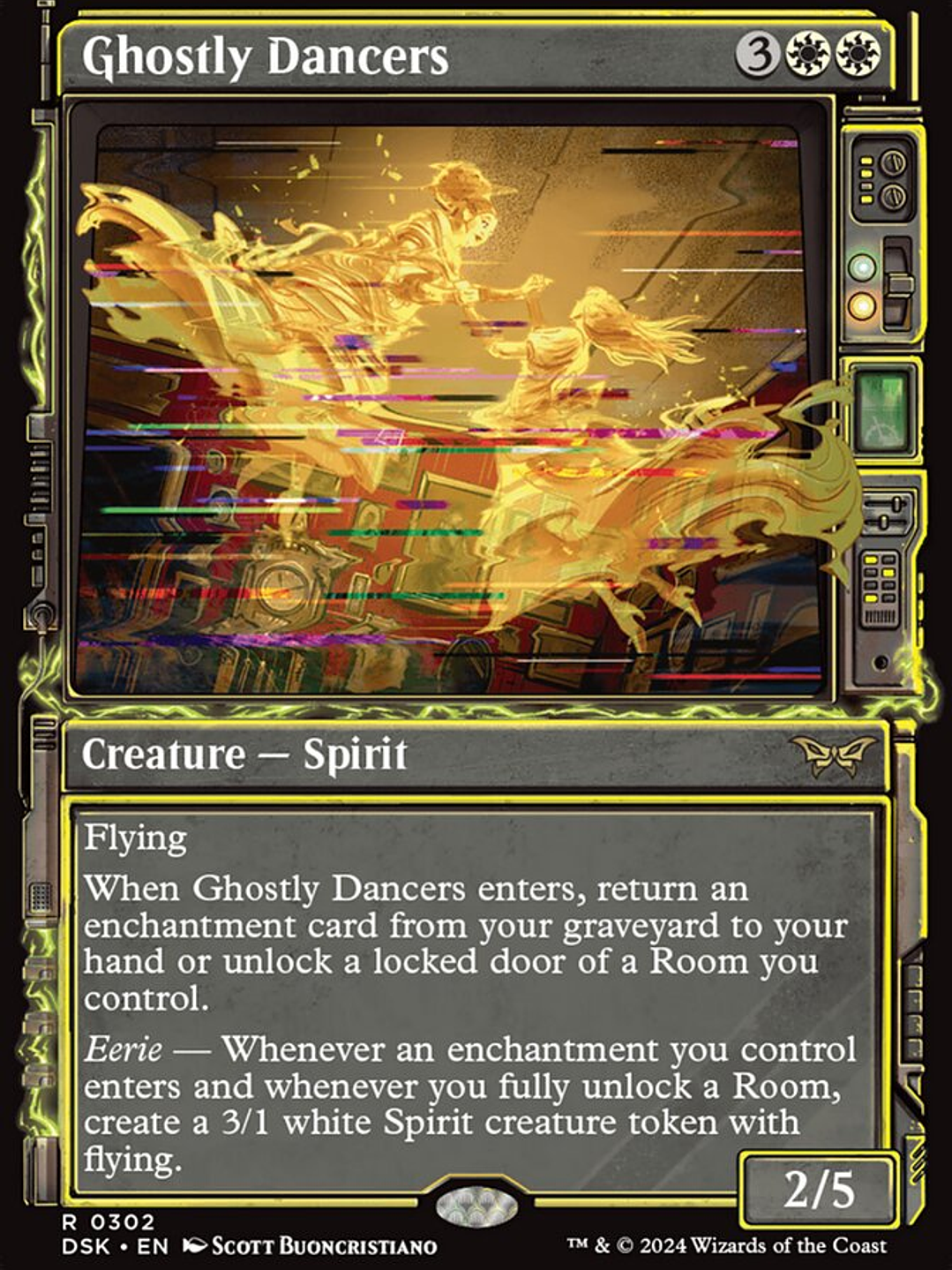 Ghostly Dancers (Duskmourn: House of Horror) 1