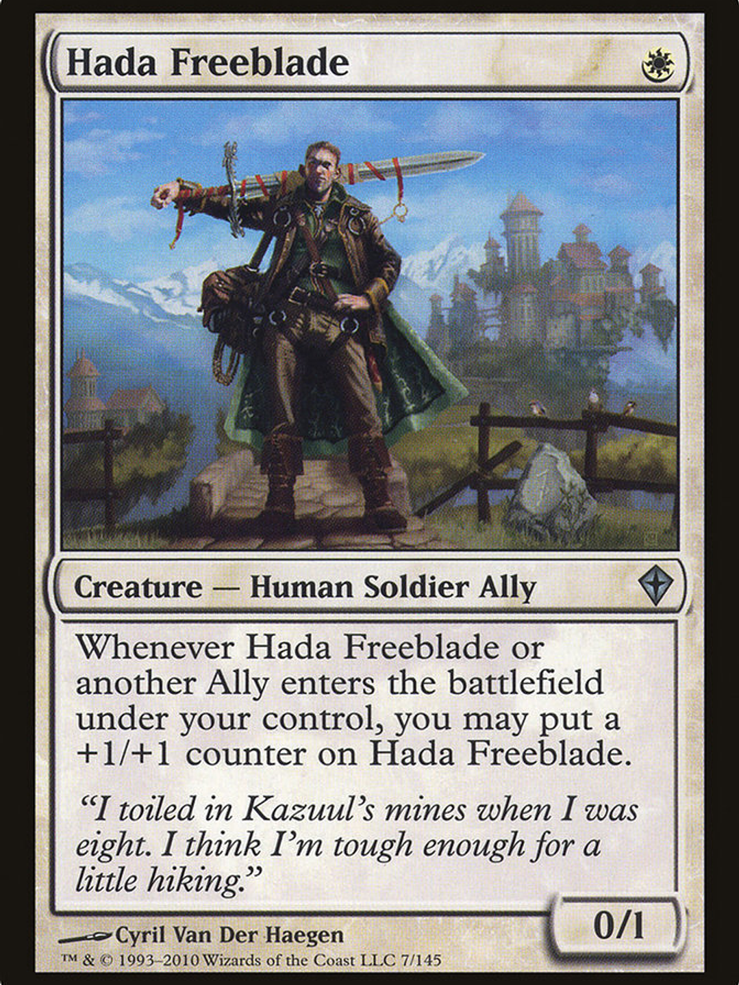 Hada Freeblade (Worldwake) 1