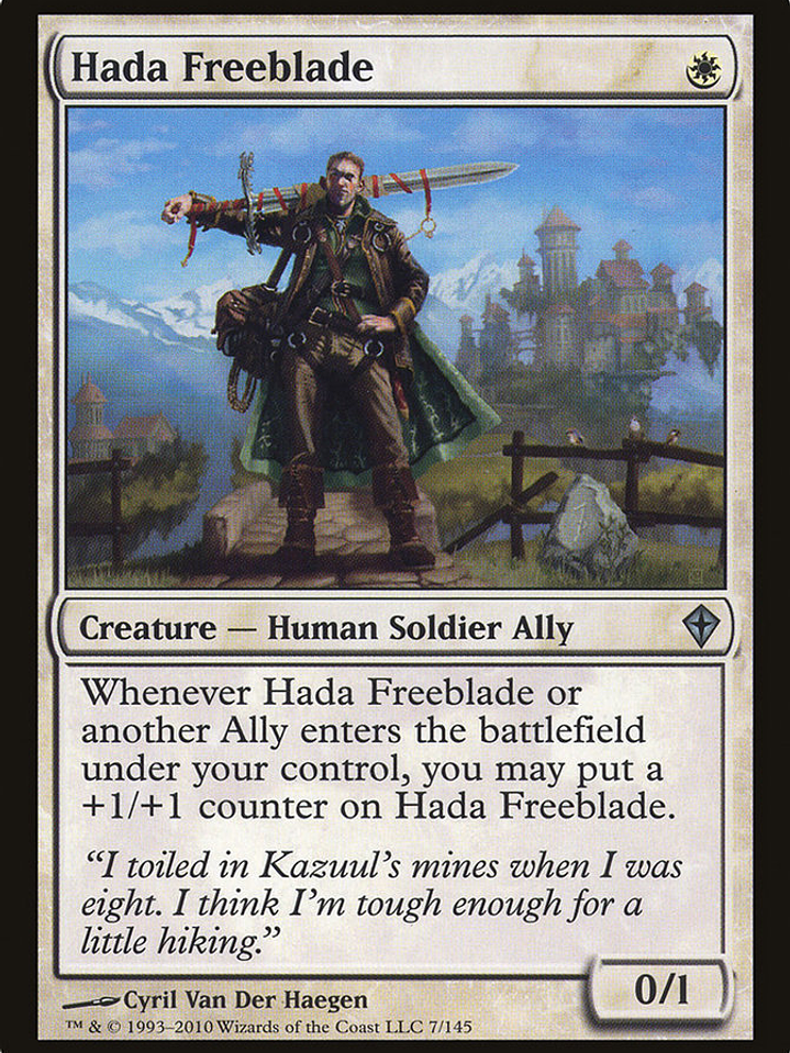 Hada Freeblade (Worldwake) 1