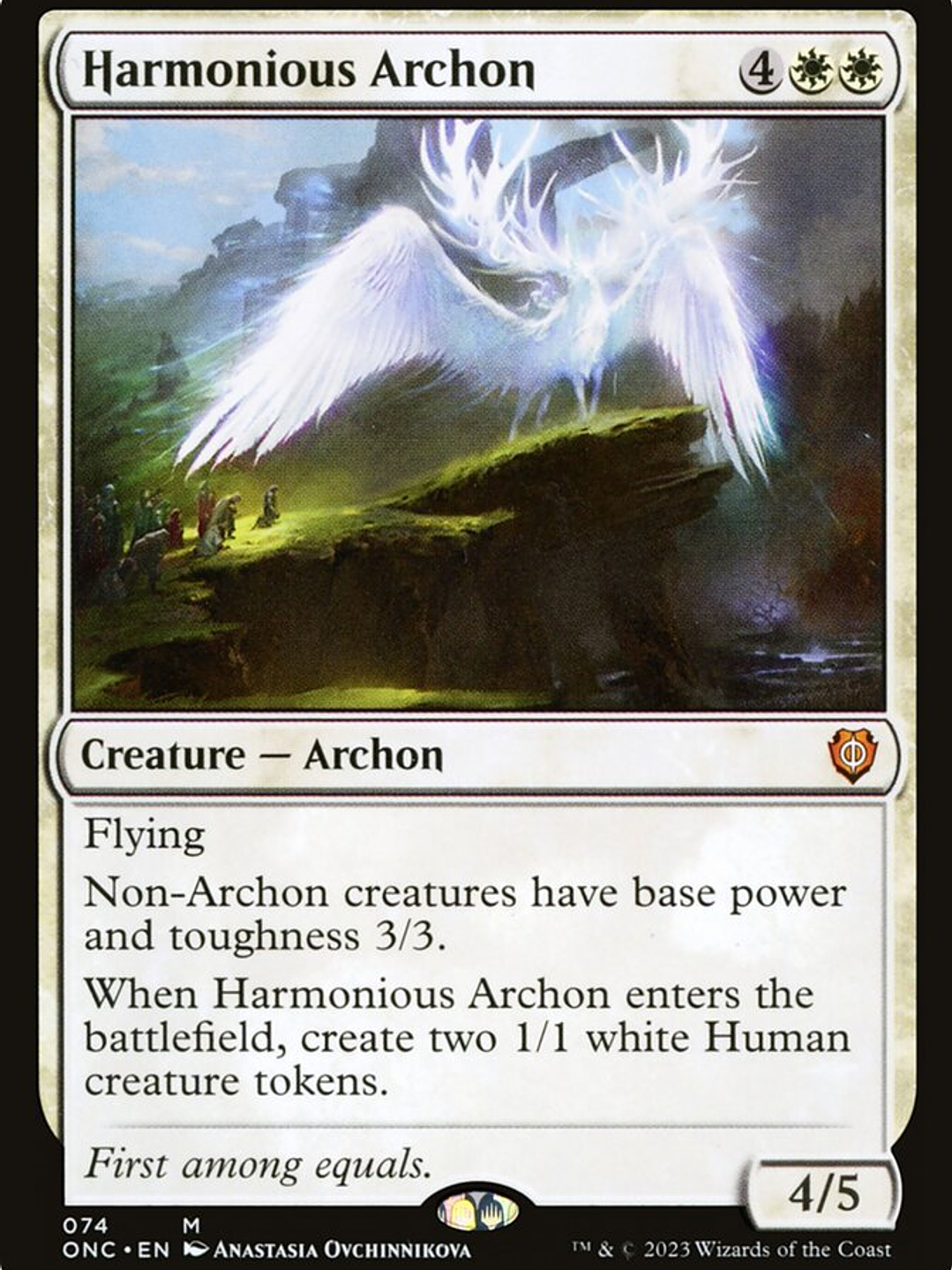 Harmonious Archon (Phyrexia: All Will Be One Commander) 1
