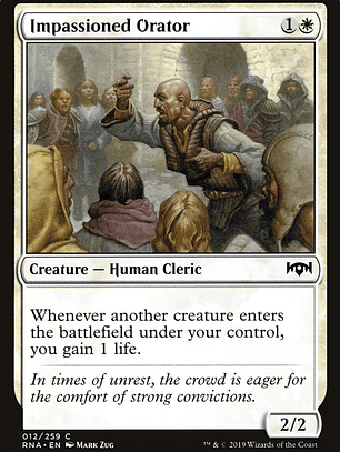 Impassioned Orator (Ravnica Allegiance)