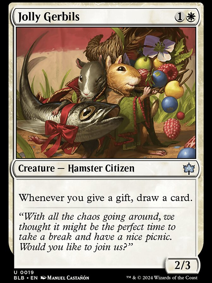 Jolly Gerbils (Bloomburrow) 1