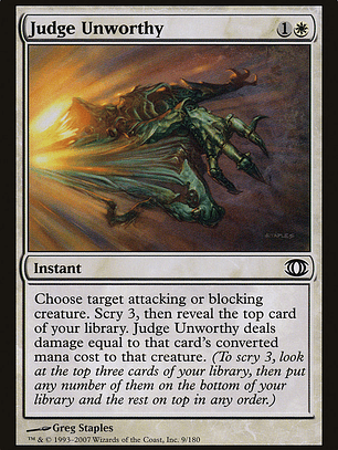 Judge Unworthy (Future Sight)