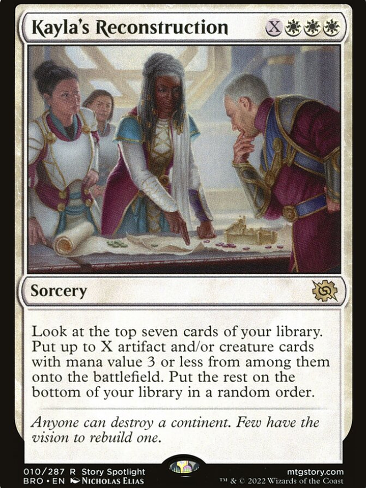 Kayla's Reconstruction (The Brothers' War) 1