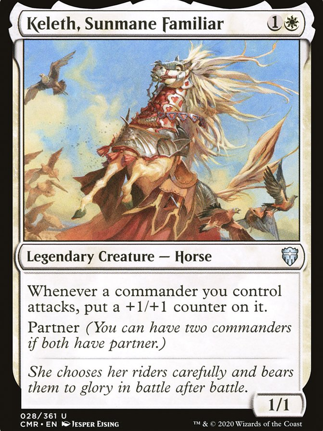 Keleth, Sunmane Familiar (Commander Legends) 1