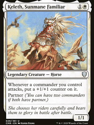 Keleth, Sunmane Familiar (Commander Legends)