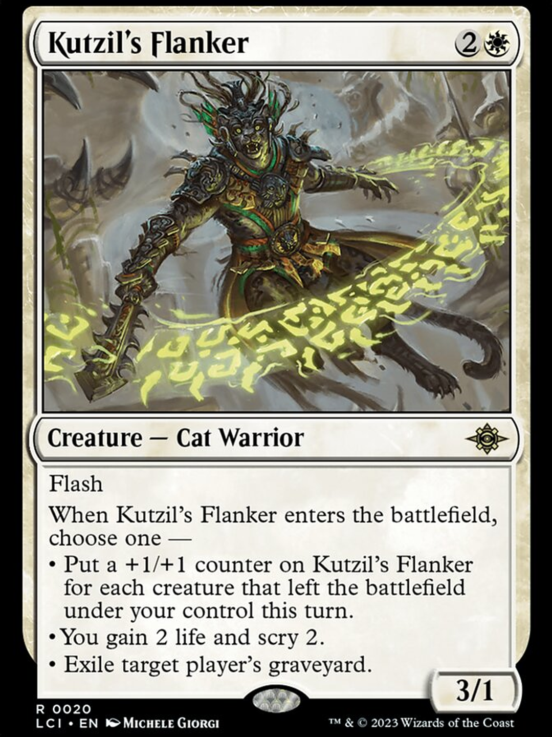 Kutzil's Flanker (The Lost Caverns of Ixalan) 1