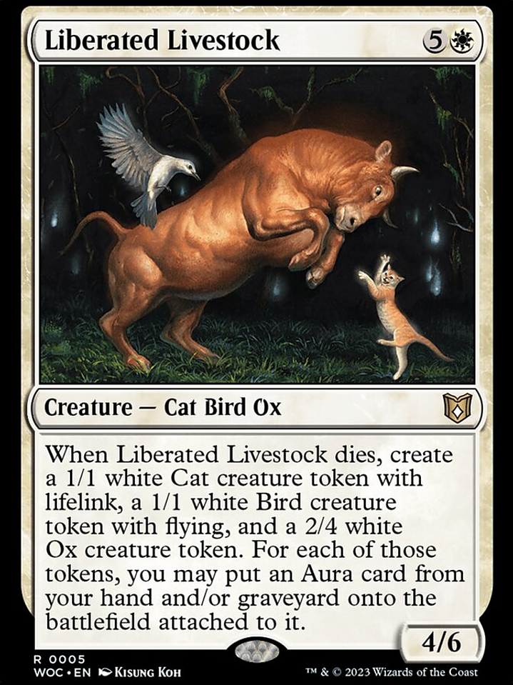 Liberated Livestock (Wilds of Eldraine Commander) 1