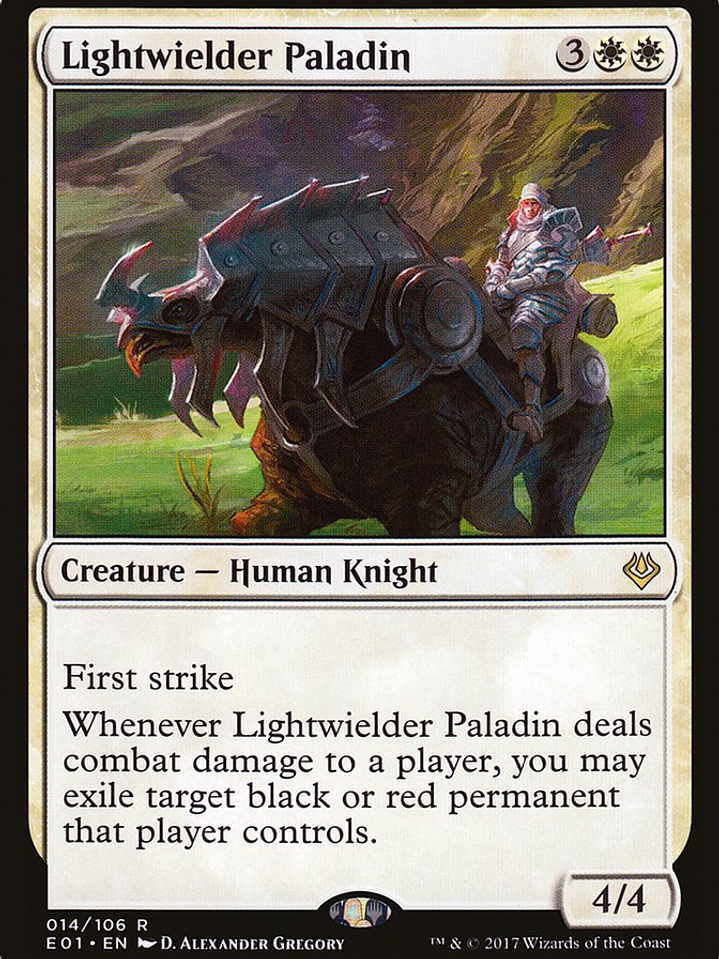 Lightwielder Paladin (Archenemy: Nicol Bolas) 1