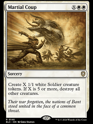 Martial Coup (Bloomburrow Commander)