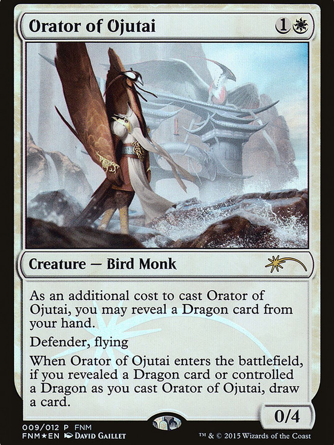 Orator of Ojutai (Friday Night Magic 2015) 1