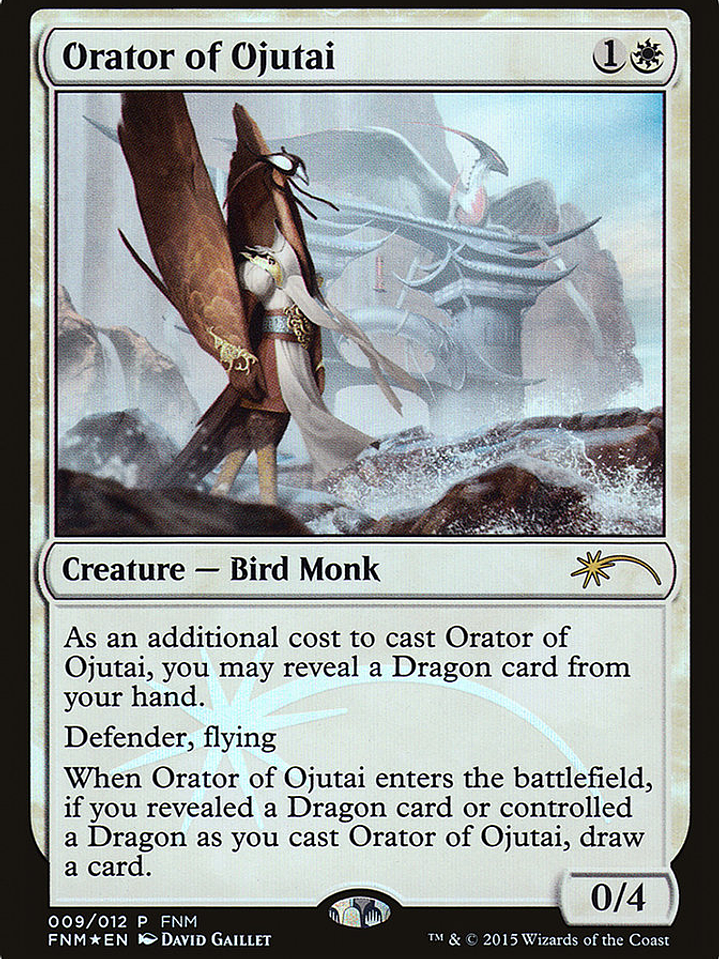 Orator of Ojutai (Friday Night Magic 2015) 1