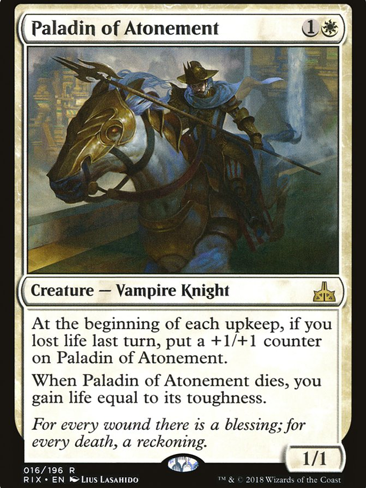 Paladin of Atonement (Rivals of Ixalan) 1
