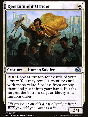 Recruitment Officer (The Brothers' War)