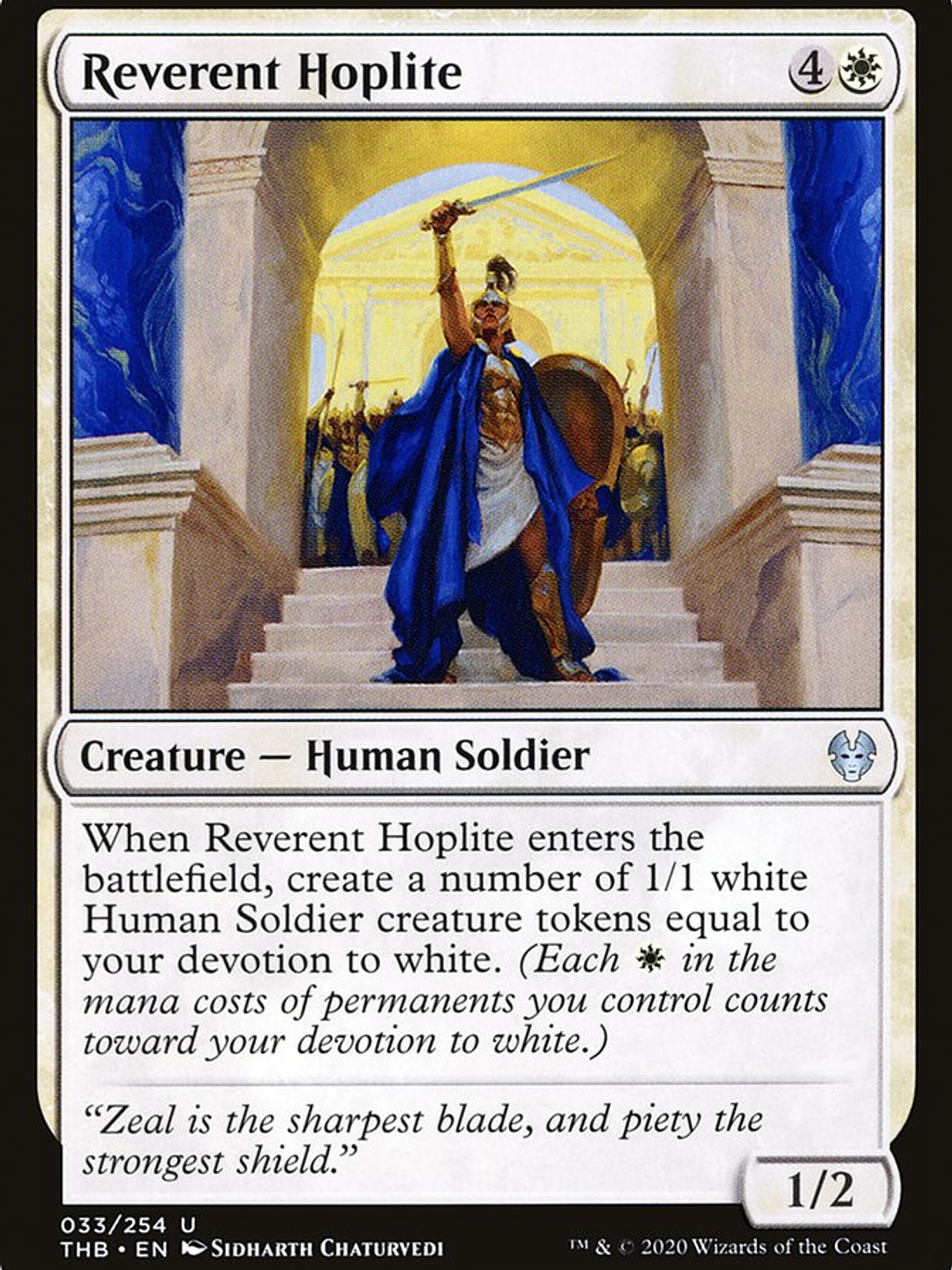 Reverent Hoplite (Theros Beyond Death) 1